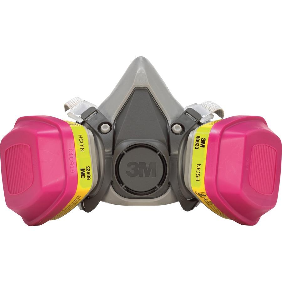 Tekk Protection Multipurpose Respirator - Liquid Protection - Gray - Lightweight - 1 Each Tekk Protection Multipurpose Respirator - Liquid Protection - Gray - Lightweight - 1 Each