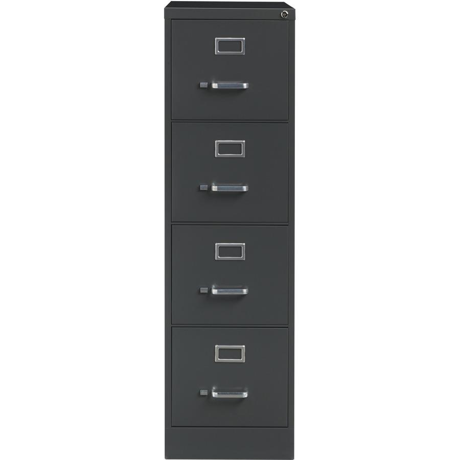 Bisley 6-Drawer Steel Vertical File Cabinet Black Letter/A4 (md6-bk)