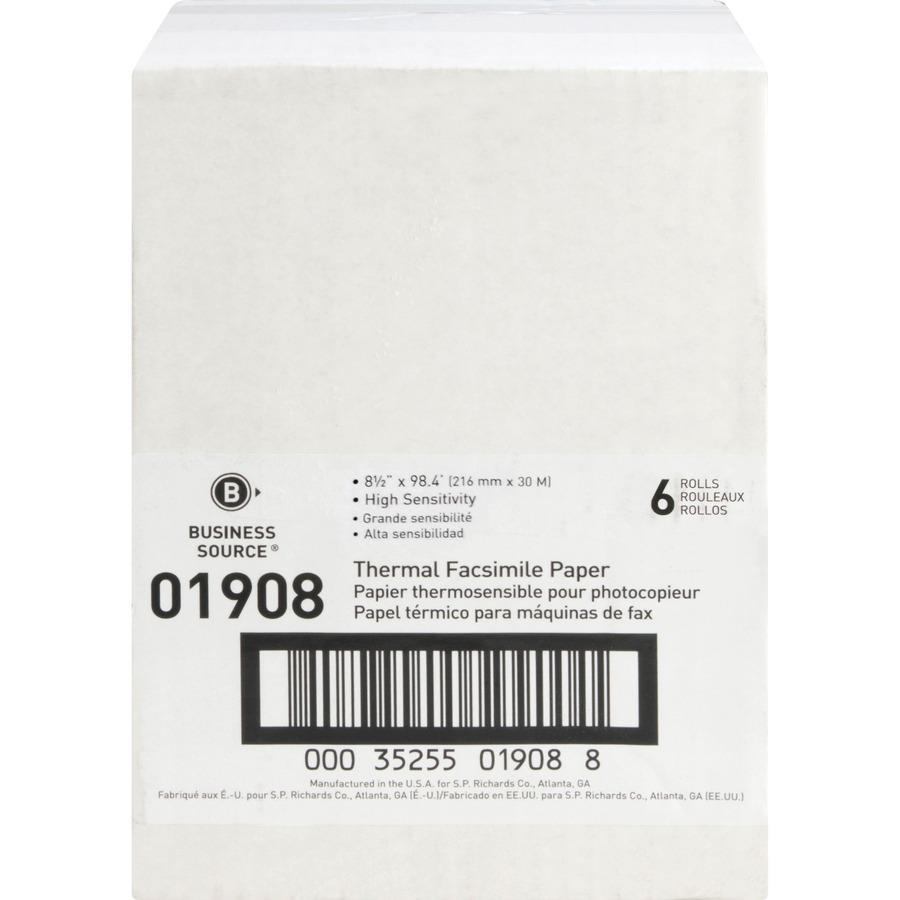 ICONEX Thermal Thermal Paper White 2 14 x 80 ft 12 Pack - Office Depot