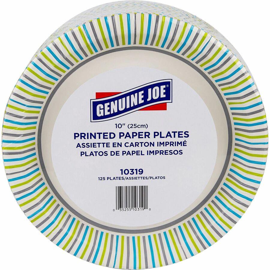 Dixie Uncoated Paper Plates 9 White 250 Plates Per Pack - Office Depot