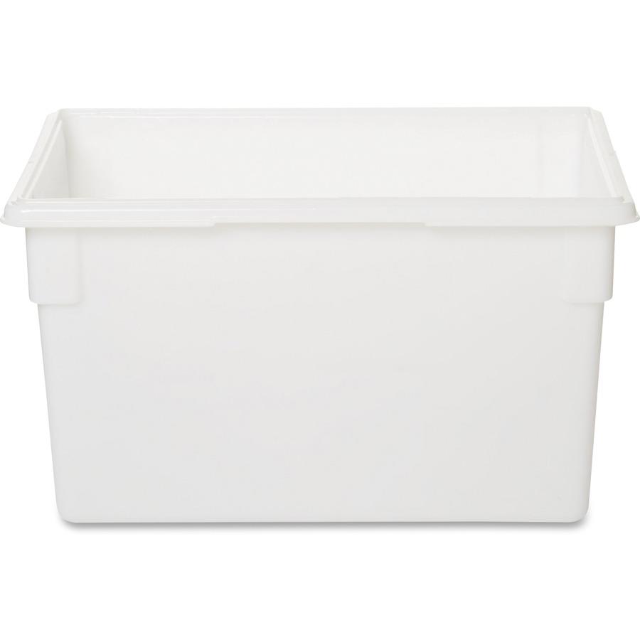 Rubbermaid Commercial 21-1/2G White Food Storage Box - 86 quart Food  Container - Plastic - Dishwasher Safe - White - 6 Piece(s) / Carton - ICC  Business Products