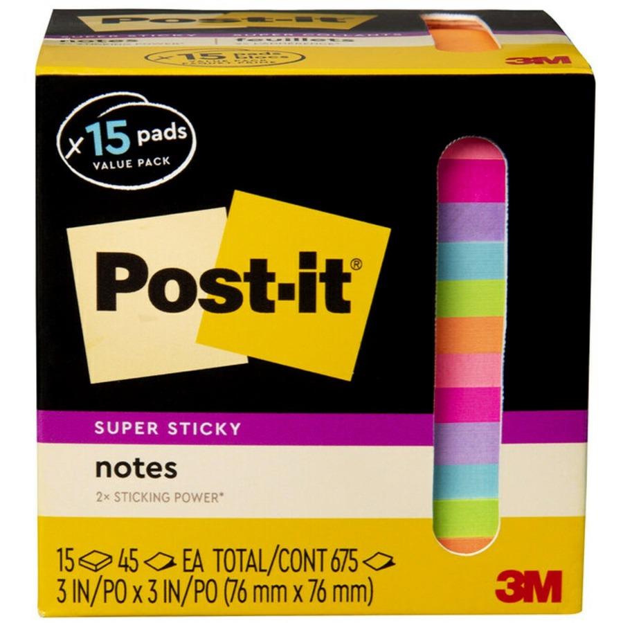 Post-it Super Sticky Notes - 15 - 3