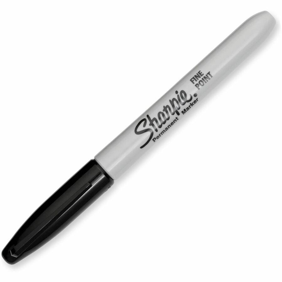 Sharpie Part # 30001 - Sharpie 12-Count Fine Point Permanent Marker In Black  - Markers - Home Depot Pro