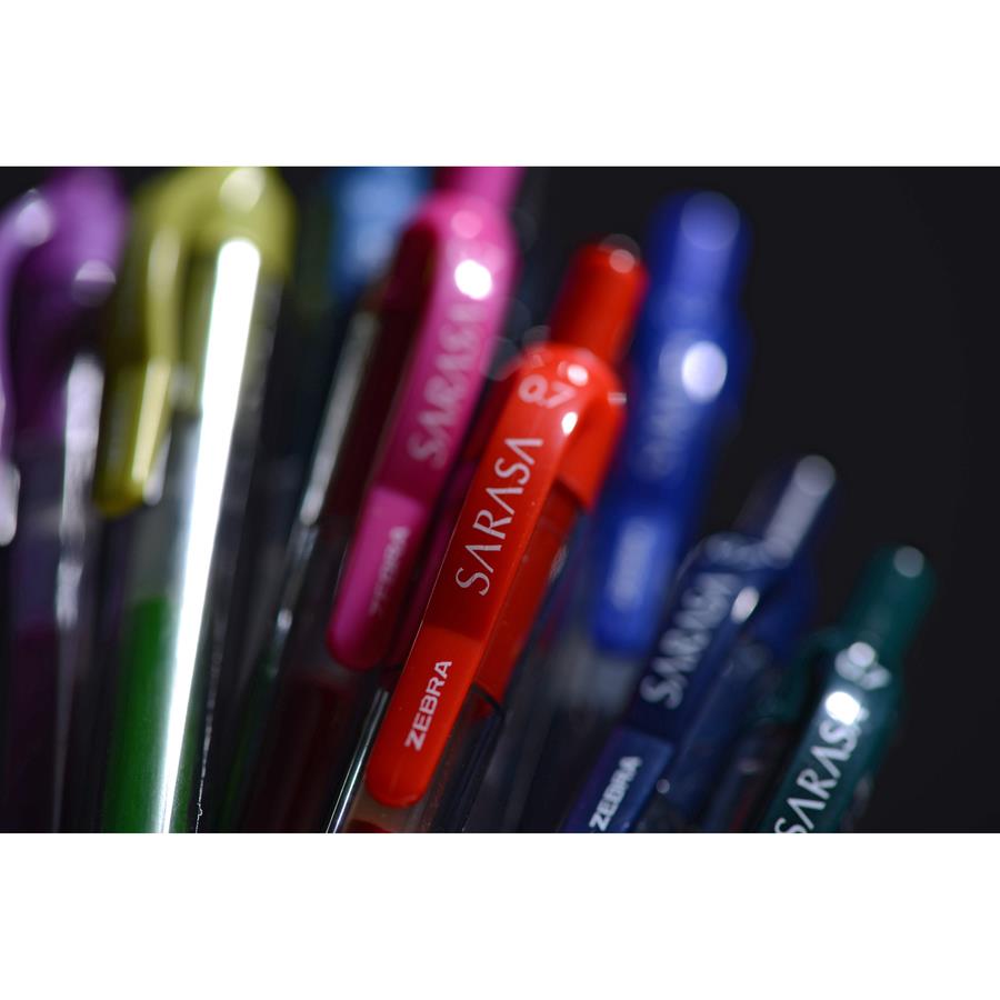 FriXion Erasable Gel Pen - Fine Pen Point - 0.7 mm Pen Point Size -  Retractable - Pink, Red, Green, Turquoise, Blue, Purple, Navy, Black Water  Based, Gel-based Ink - Translucent Barrel - 8 / Pack - ICC Business Products