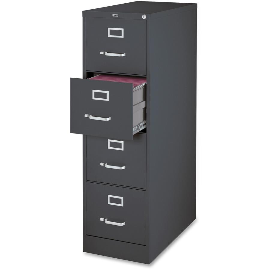 Bisley 6-Drawer Steel Vertical File Cabinet Black Letter/A4 (md6-bk)