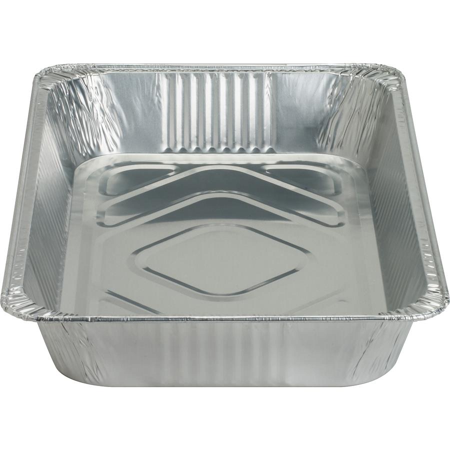 Half-size Disposable Aluminum Pan by Genuine Joe GJO10702