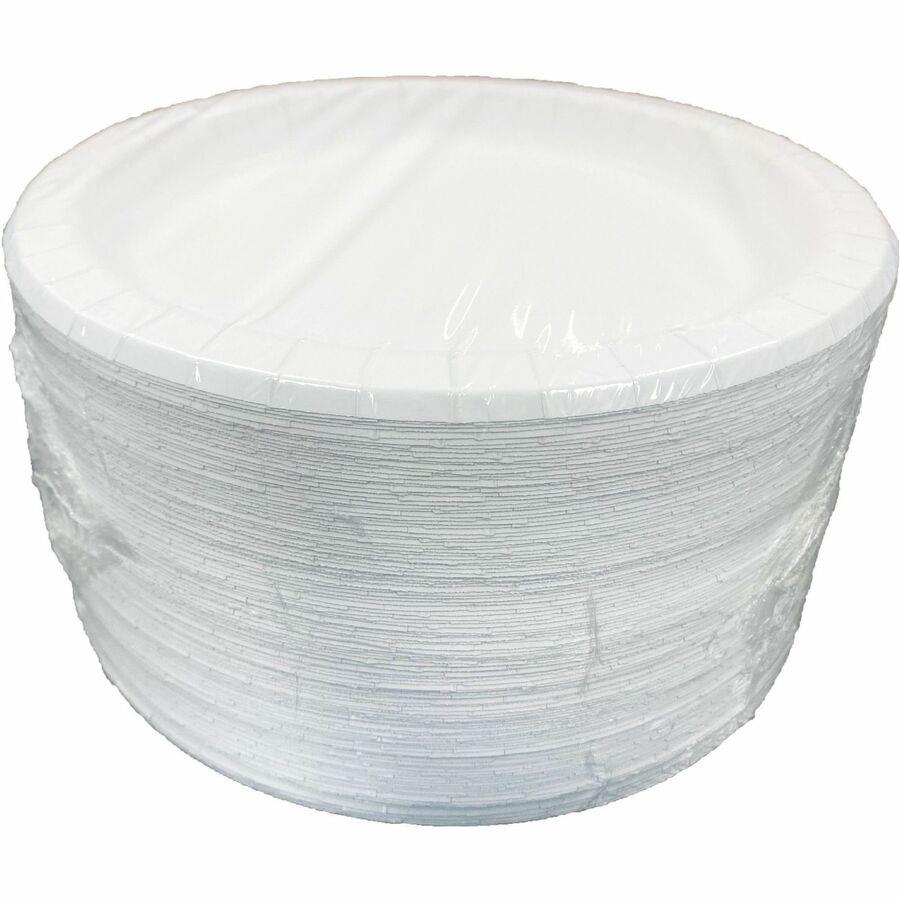 Dixie 9 Economy White Paper Plates