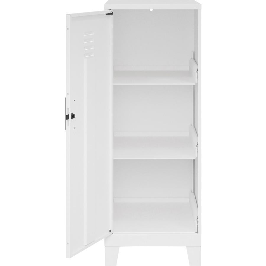 NuSparc Personal Locker - 3 Shelve(s) - for Office, Home, Sport Equipments, Toy, Game, Classroom, Playroom, Basement, Garage - Overall Size 42.5