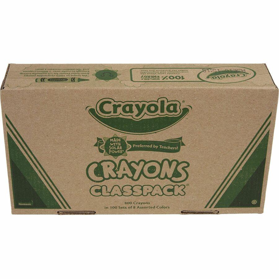 Crayola Crayons Large Assorted Colors Box Of 16 Crayons - Office Depot