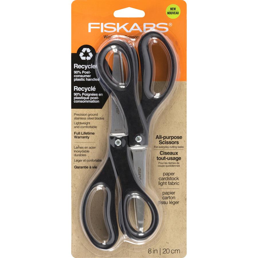 Fiskars Premier Heavy Duty Scissors 9 Pointed Orange - Office Depot