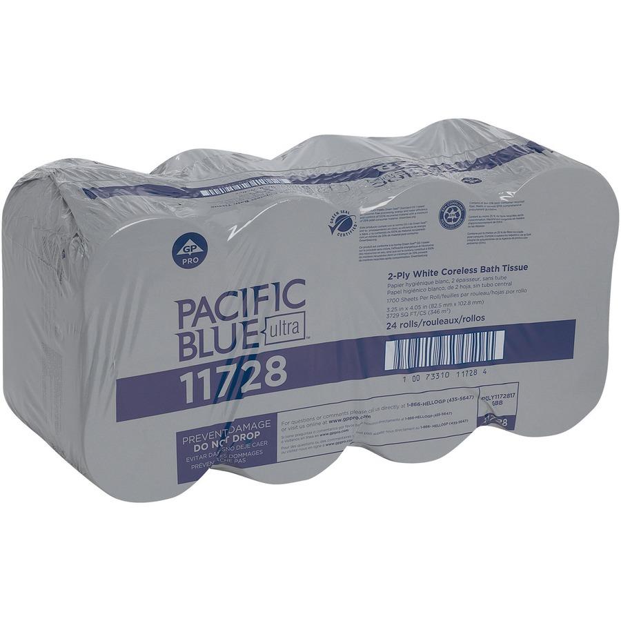 Pacific Blue Ultra Door Tissue Dispenser Refill - 2 Ply GPC11728