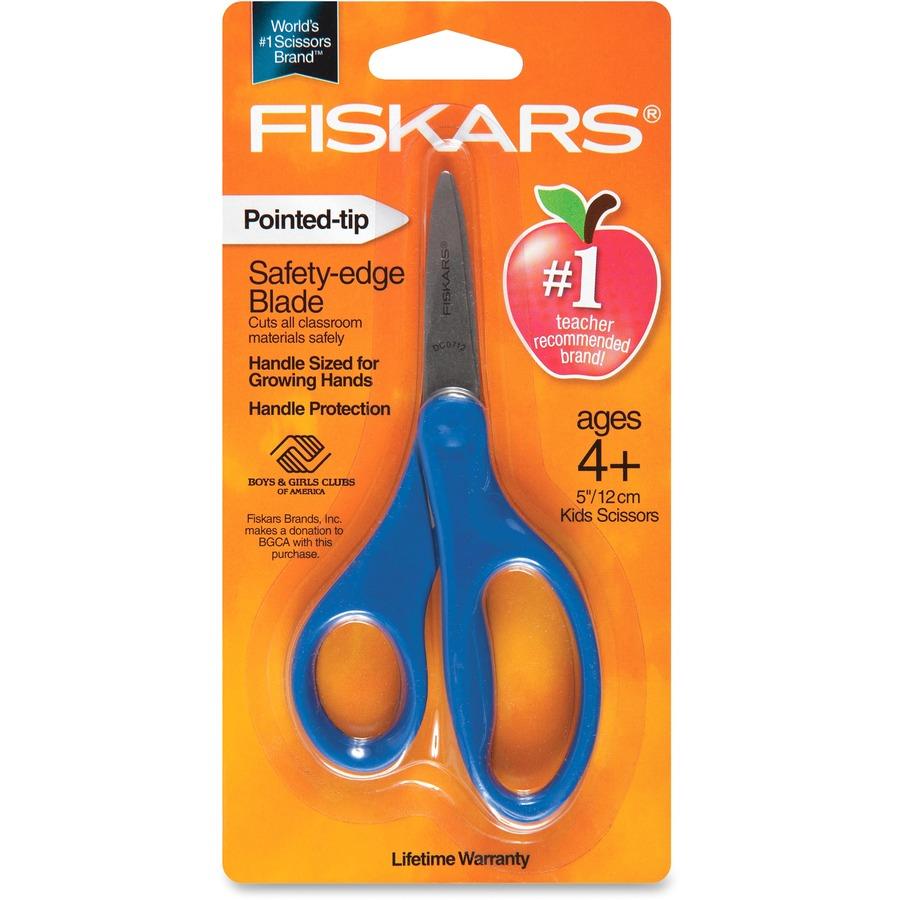 Fiskars Kids Scissors  Rounded Tip, 5 Long, 1.75 Cut Length
