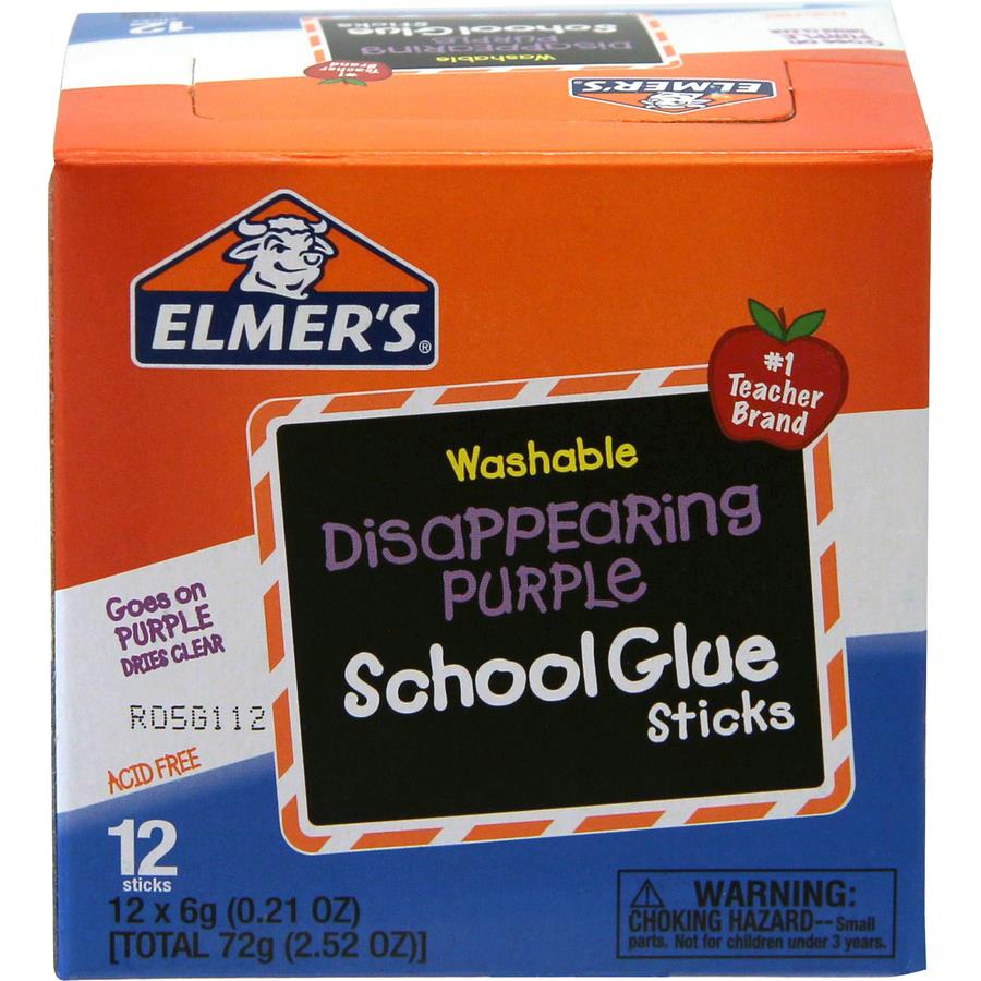 Elmer's Glue Stick purple 0.21 oz dozen - The School Box Inc