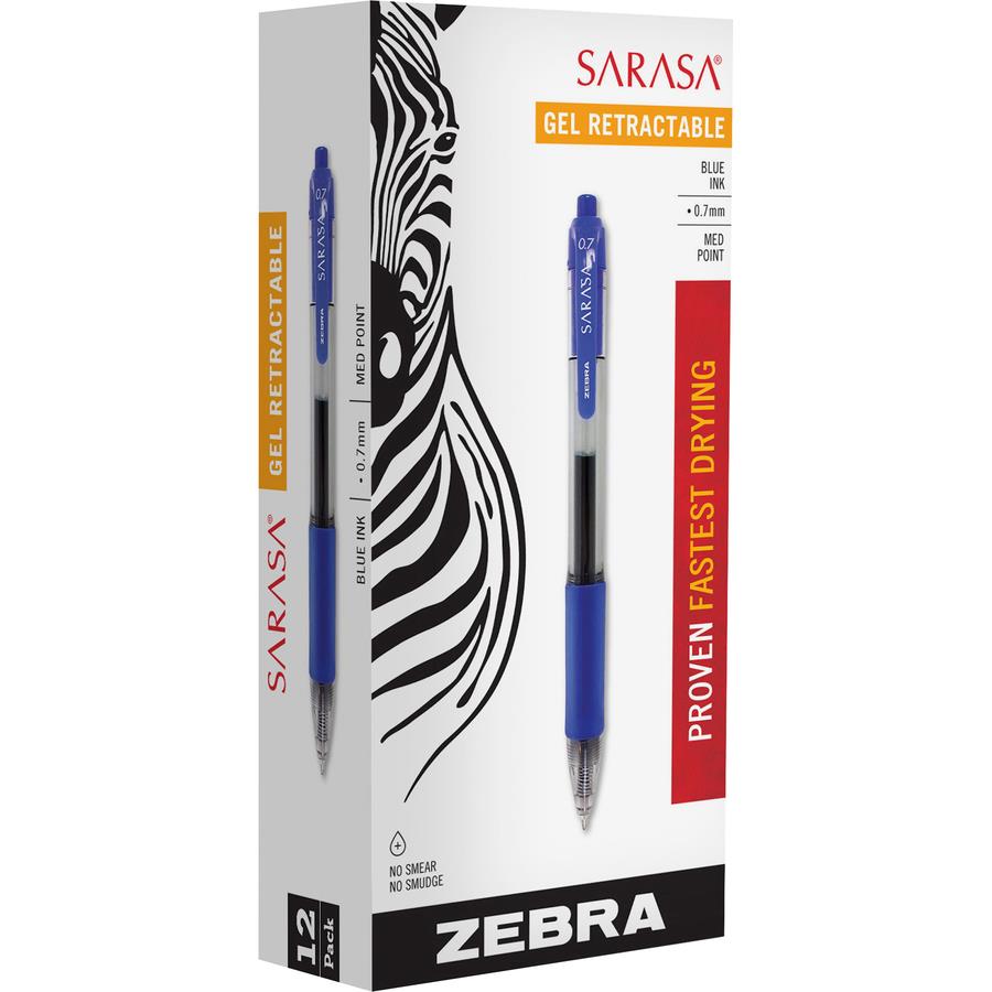 Zebra Sarasa RDI LV-Refill, Medium Point, 0.7mm, Blue Ink, 2-Count, 4 PACK