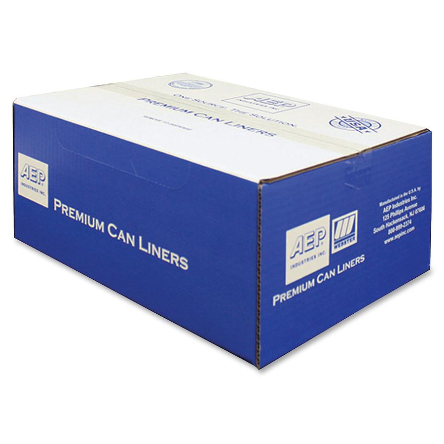 Heritage HERZ8048VNR01 High-Density Coreless Can Liners 40-45gal 16