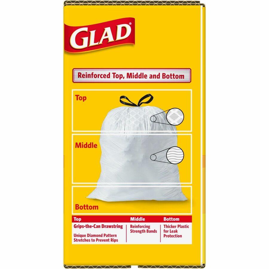 Glad Tall Kitchen 13 Gallon Trash Bags with Febreze, 180 ct. 