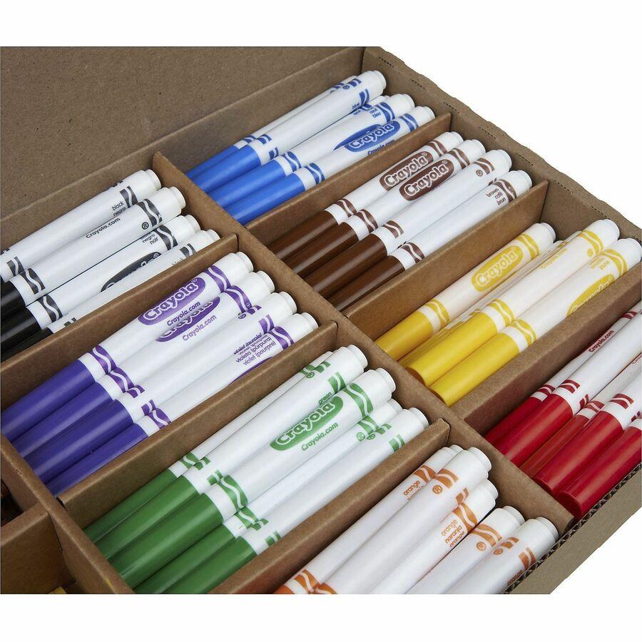 Crayola Crayons and Washable Markers Classpack, 256 Qatar
