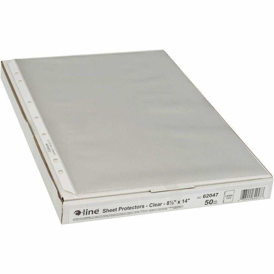 C-Line Heavyweight Poly Sheet Protectors - Legal Size, CLI62047, CLI ...