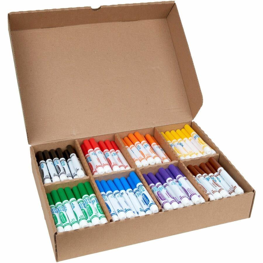 Crayola 10-Color Ultra-Clean Washable Marker Classpack - Fine