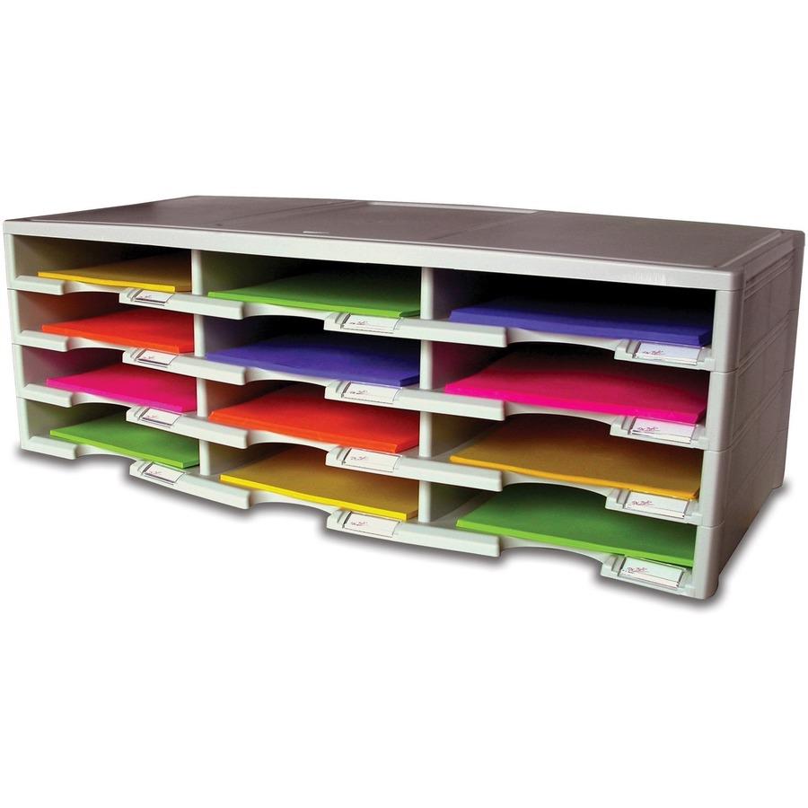 Storex 12-compartment Organizer - 6000 x Sheet - 12 Compartment(s)  STX61431U01C, STX 61431U01C - Office Supply Hut