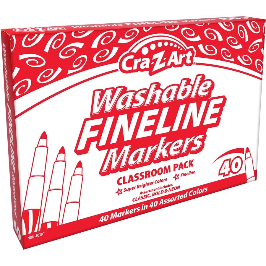 Cra-Z-Art Washable Broadline Markers - The Office Point