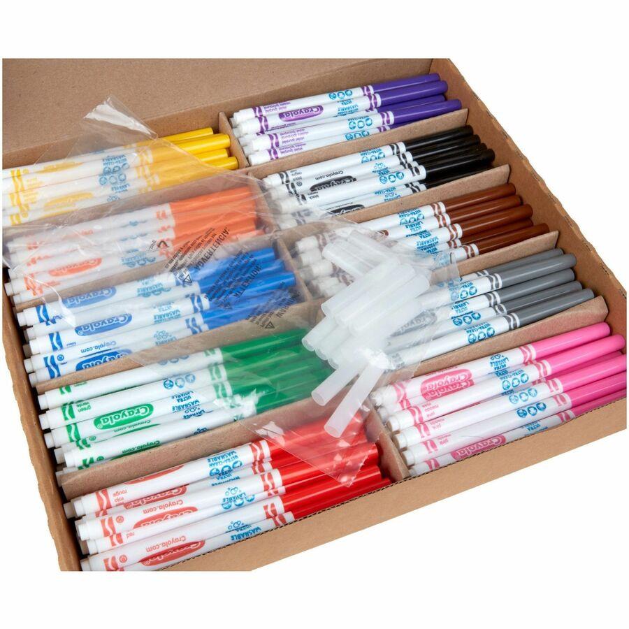 Crayola Fine Line Markers Classpack - Fine Marker Point - Assorted