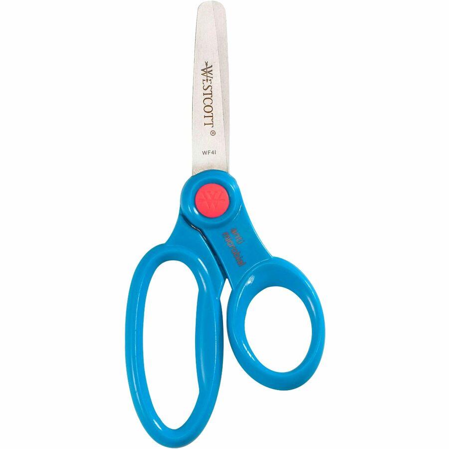 Fiskars 5 Blunt-tip Kids Scissors - 5 Overall LengthSafety Edge Blade -  Blunted Tip - Blue - 1 Each - Reliable Paper
