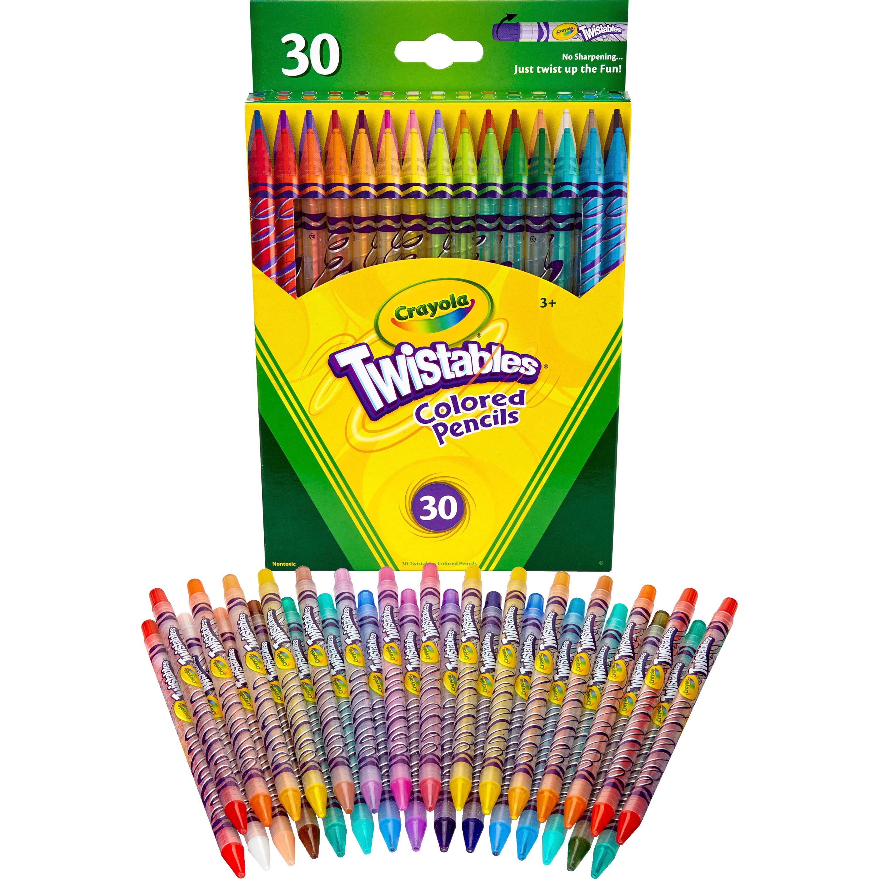 Crayola Erasable Colored Pencils Assorted Colors Pack Of 24 Colored Pencils  - Office Depot