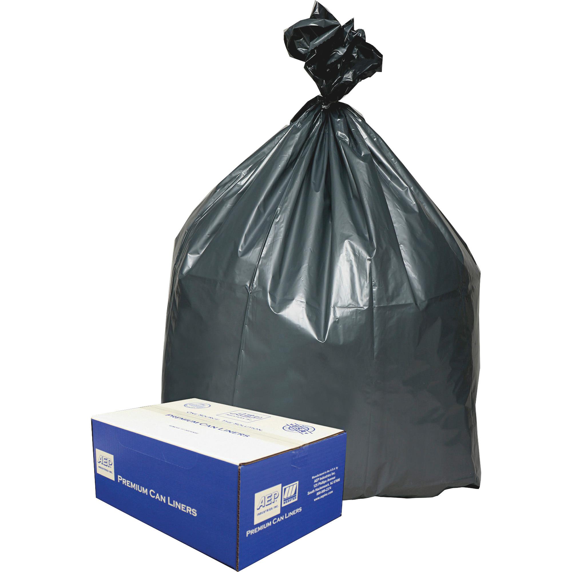 Heritage Low-Density Can Liners 10 Gal 0.35 Mil 23 x 25 Clear 500/Carton