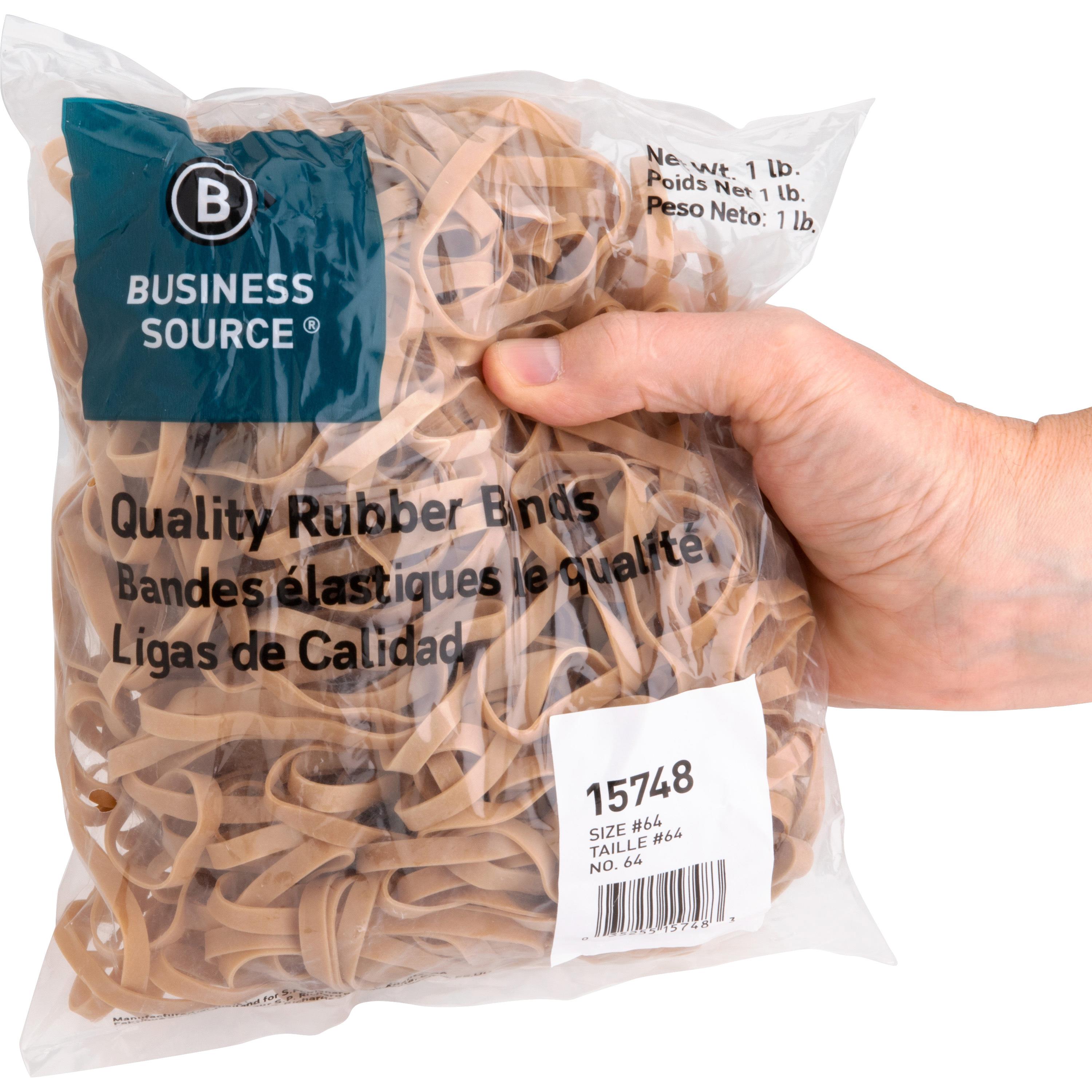Business Source Quality Rubber Bands - Size: #64 - 3.3 BSN15748