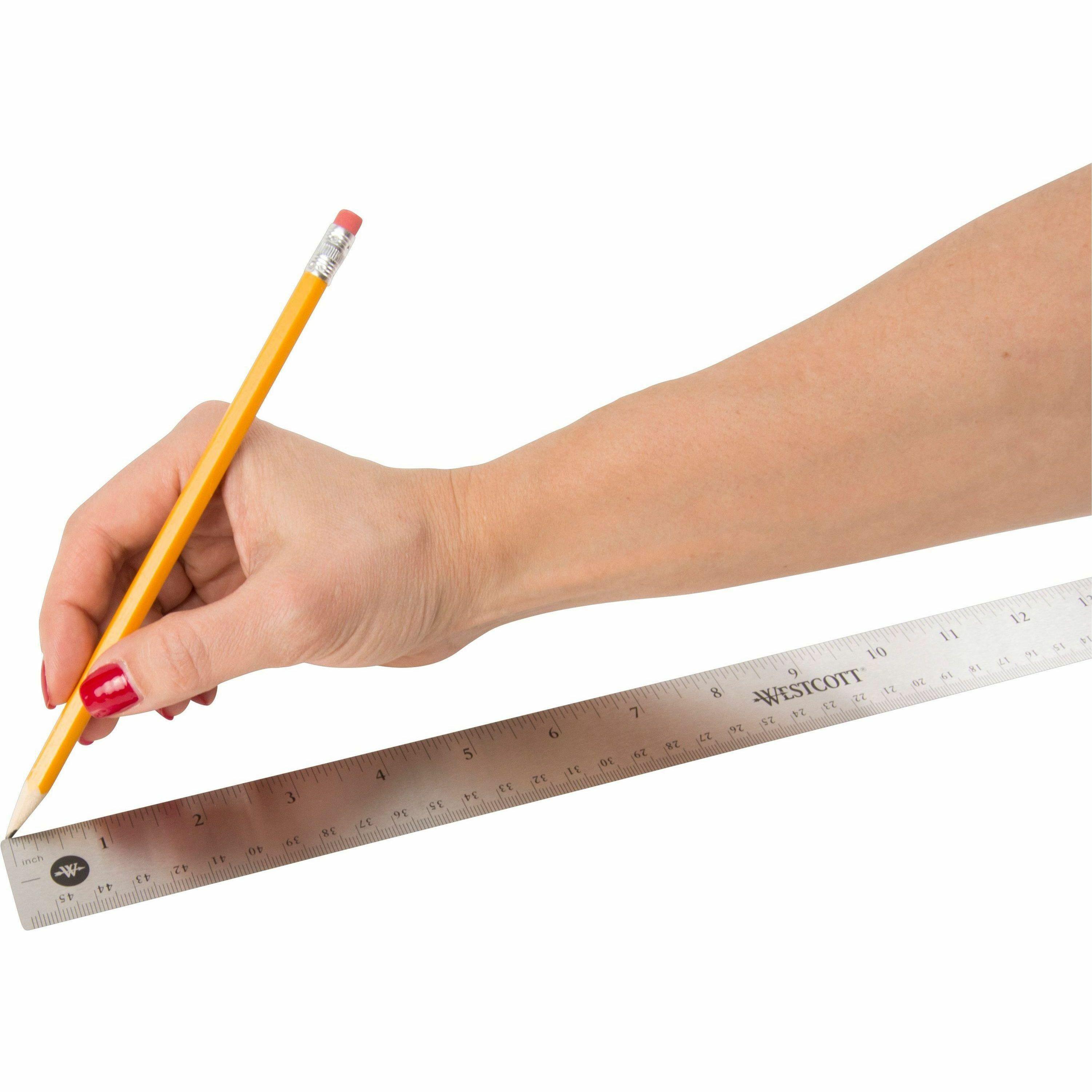 Officemate Flexible Rulers - 12 Length 1.3 Width - Imperial, Metric