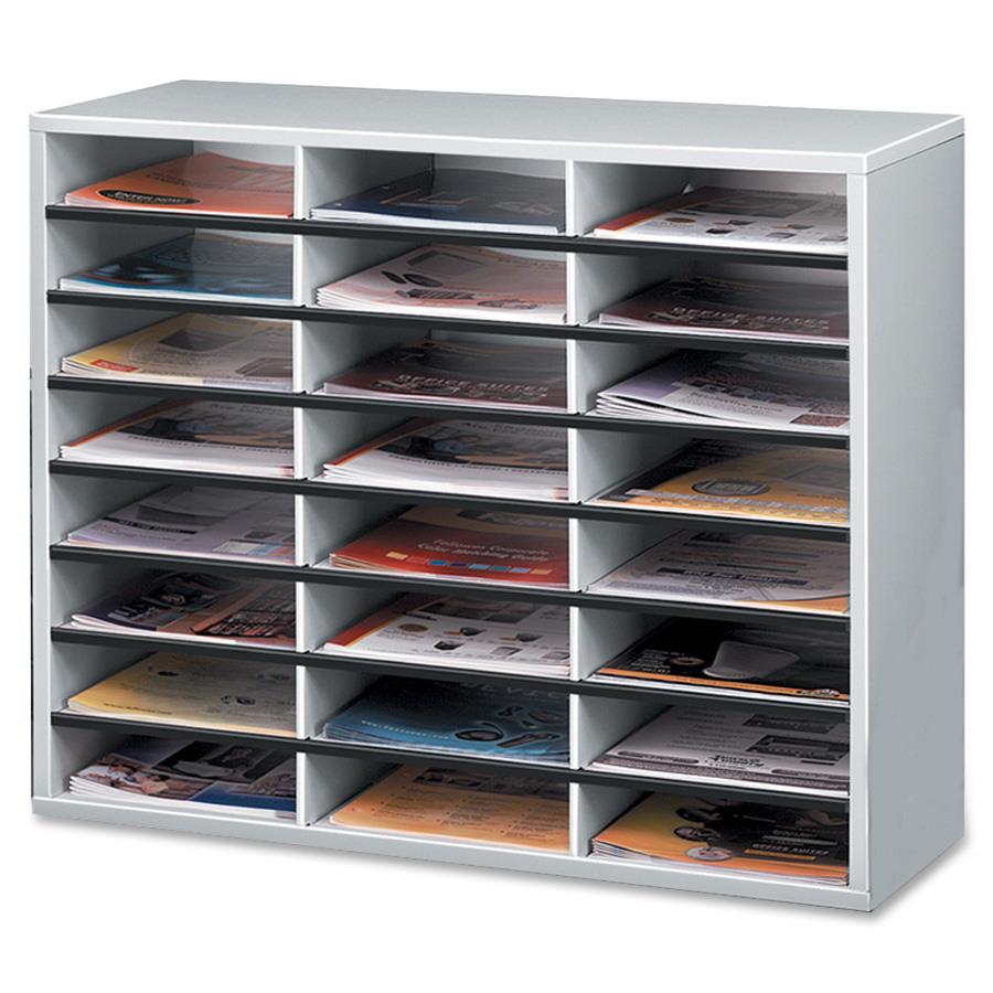 Wood/Corrugated Literature Organizer, 36