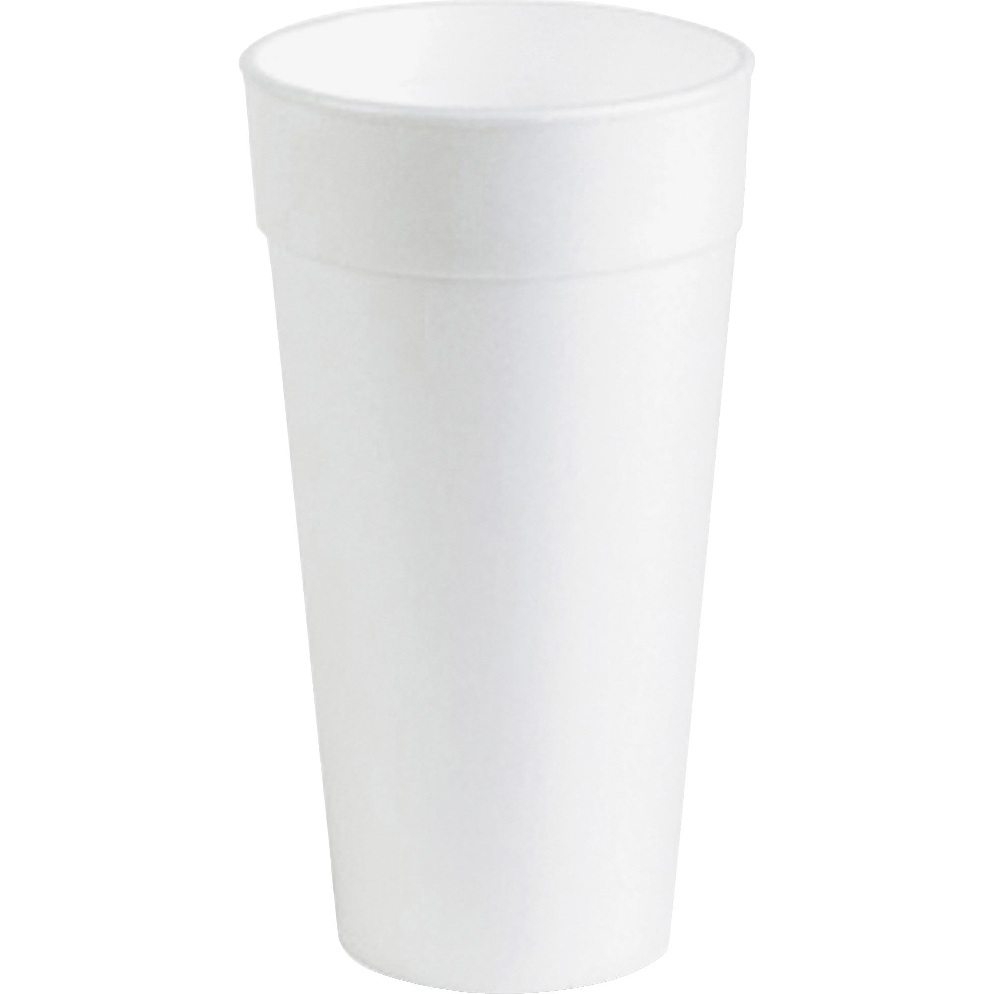 Dart Insulated Foam Drinking Cups White 20 Oz White Pack Of 500 Cups -  Office Depot