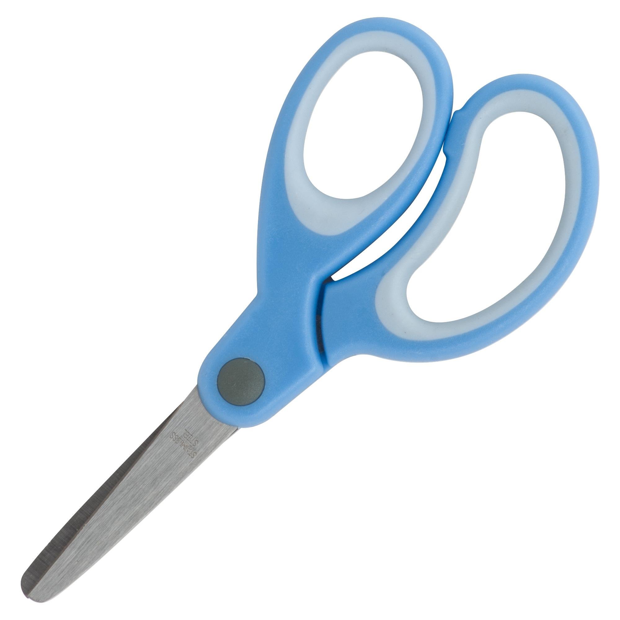 Fiskars 5 Blunt tip Kids Scissors 5 Overall LengthSafety Edge Blade Blunted  Tip Blue 1 Each - Office Depot