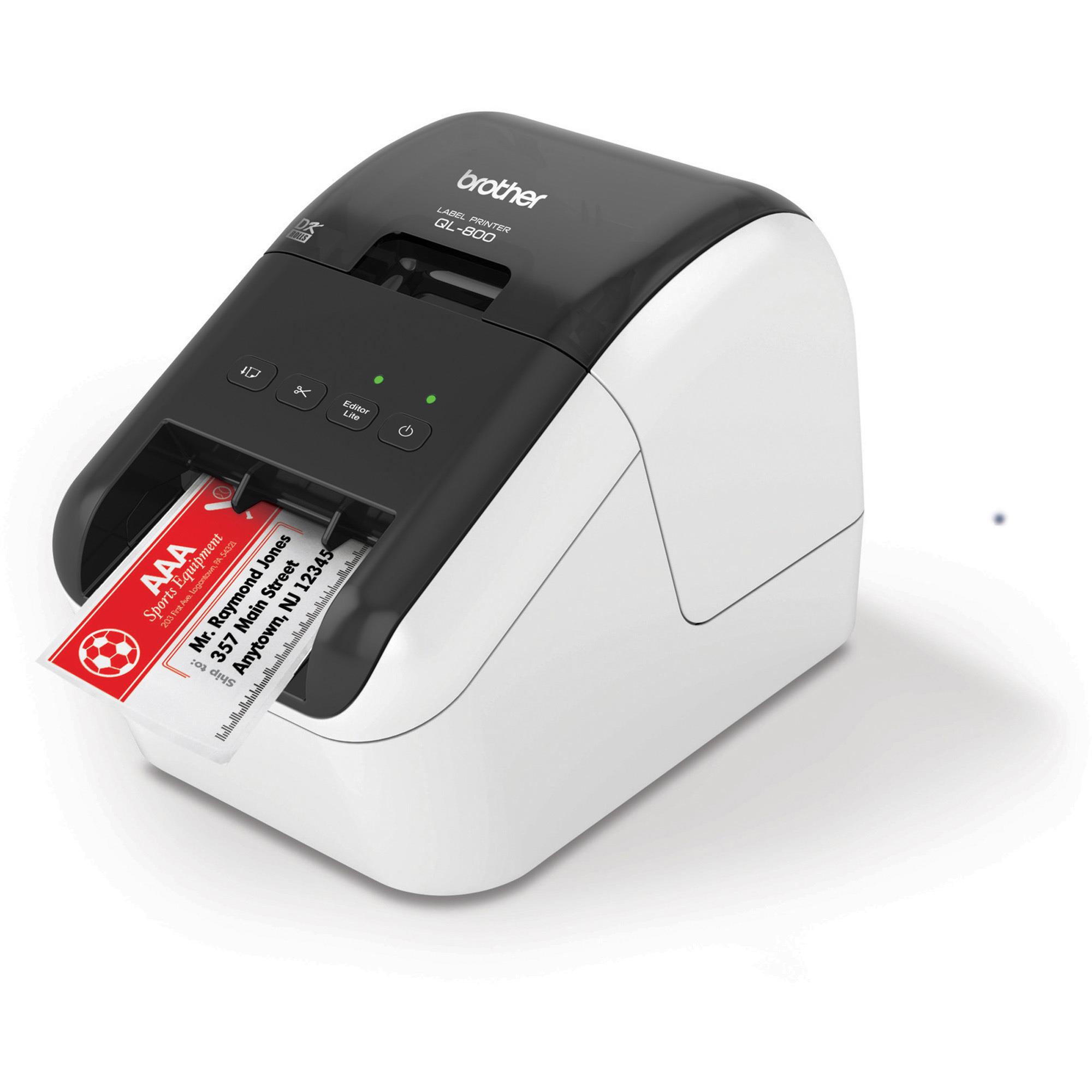 Dymo LabelWriter 450 Duo Direct Thermal Printer - Monochrome - Label Print  - USB - Platinum