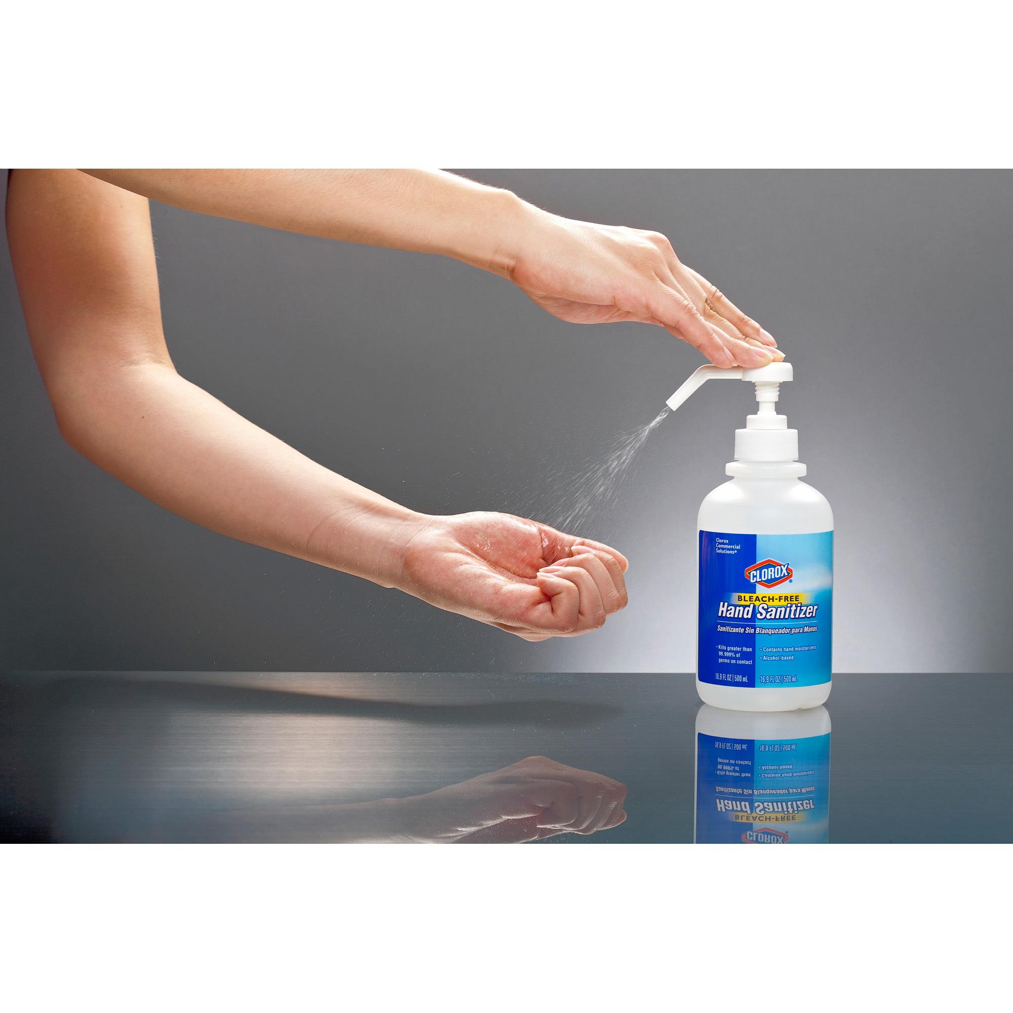 Clorox Commercial Solutions Hand Sanitizer 169 Fl Oz 500 Ml Pump Bottle Dispenser Kill 2502