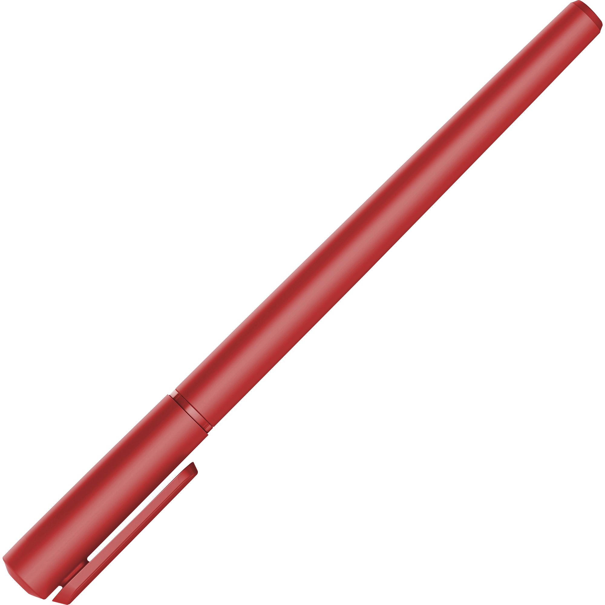 Paper Mate Flair Red Felt Tip Pens Point Guard, Bulk Pack of 24