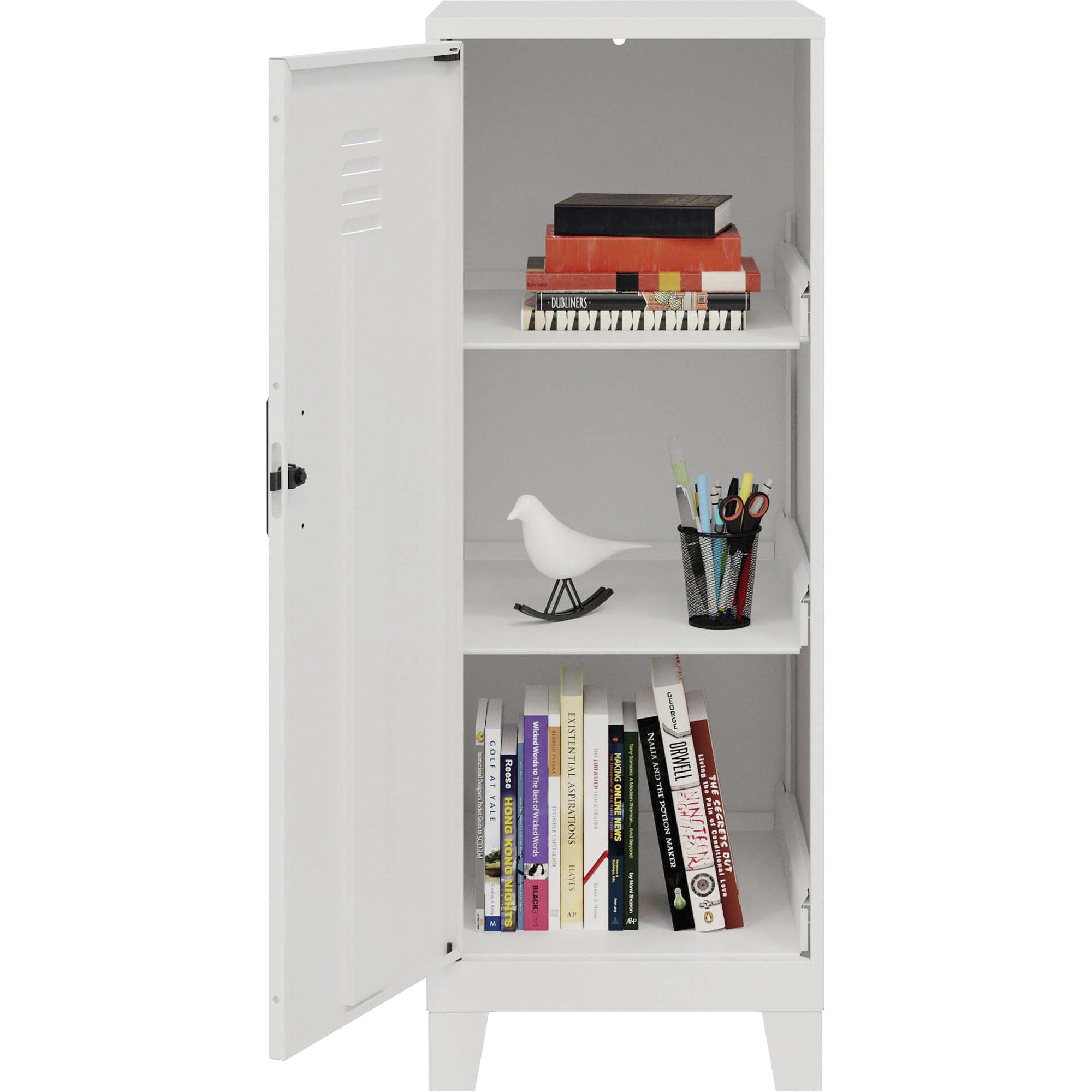 NuSparc Personal Locker - 4 Shelve(s) - for Office, Home, Sport Equipments, Toy, Game, Classroom, Playroom, Basement, Garage - Overall Size 53.3 NuSparc Personal Locker - 4 Shelve(s) - for Office, Home, Sport Equipments, Toy, Game, Classroom, Playroom, Basement, Garage - Overall Size 53.3