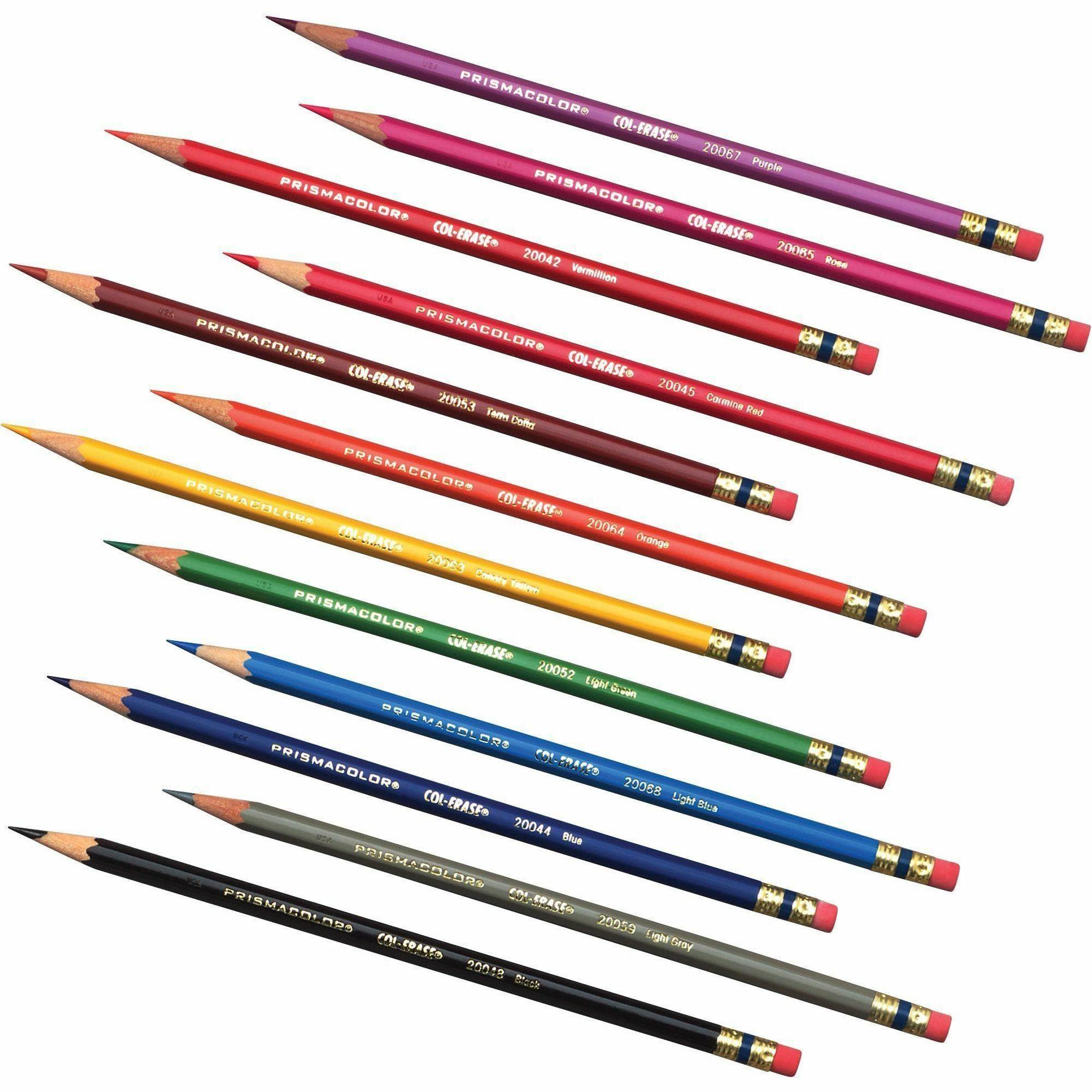 Prismacolor Professional Thick Lead Art Pencils Assorted Colors Set Of 24  Pencils - Office Depot