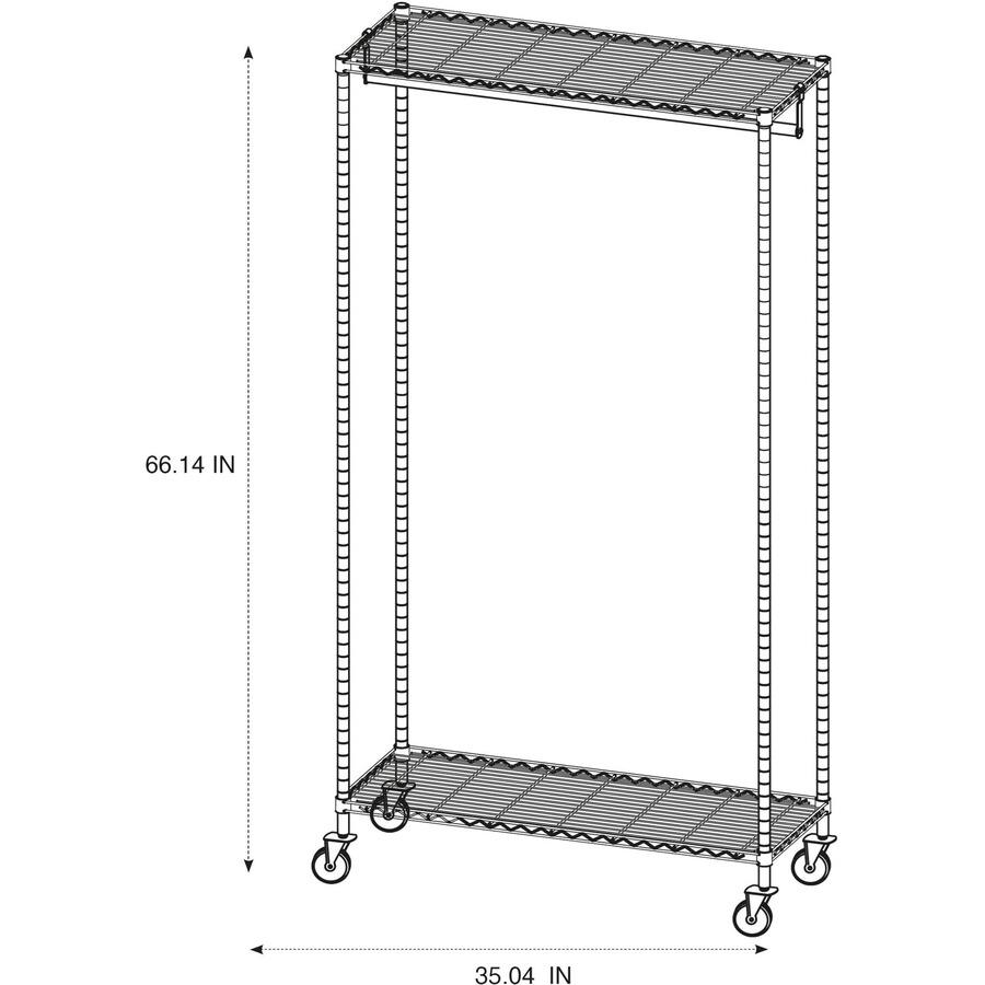 Chrome Metal Hanger Dimensions & Drawings