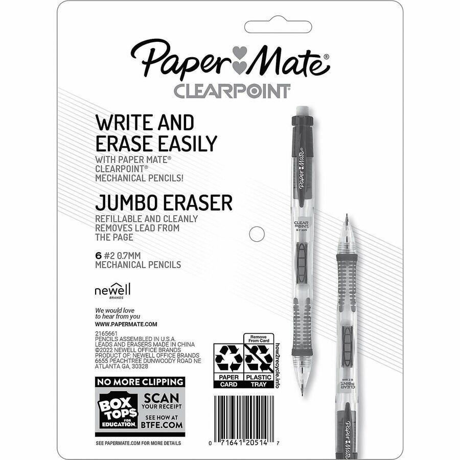 Paper Mate Clear Point 10pk #2 Mechanical Pencils 0.7mm