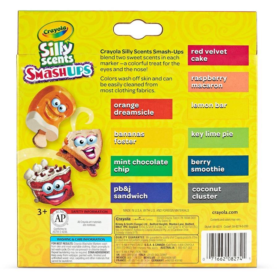 Crayola Silly Scents Slim Scented Washable Markers