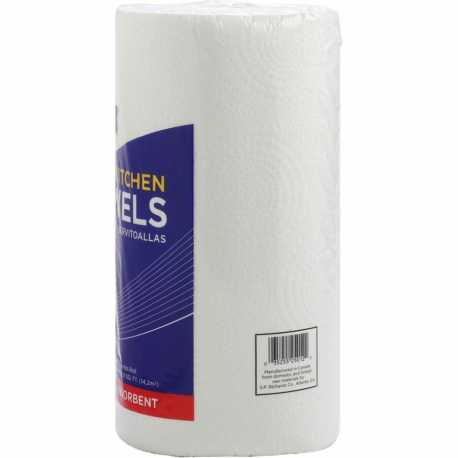 Genuine Joe Paper Towels - 2 Ply - 8 x 11 - 250 Sheets/Roll GJO25012, GJO  25012 - Office Supply Hut