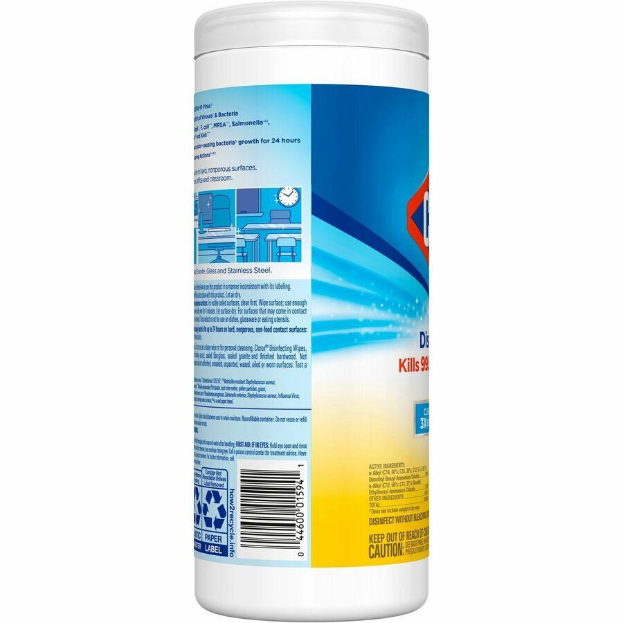 Clorox Wipe, Clorox Disinfecting Wipe, BUY Clorox Disinfectant Wipe, CLO  01594, CLO 15948.