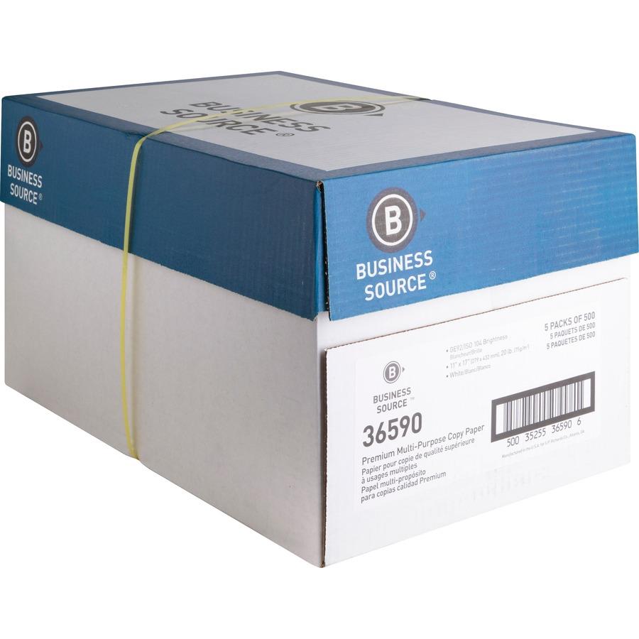 Multipurpose Copy Paper, 8.5 x 11, 20 lbs., 96 Bright, 10 Reams/Carton,  500 Sheets/Ream, White iccpaper92 - ICC Business Products