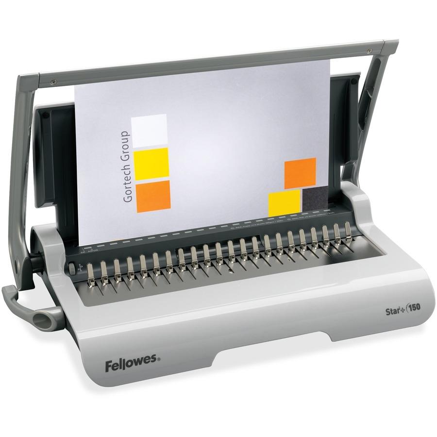 Fellowes Binding Machine for School Office Use - Lyra 21-Hole, 300 Sheet  Manual Comb Binder - 3