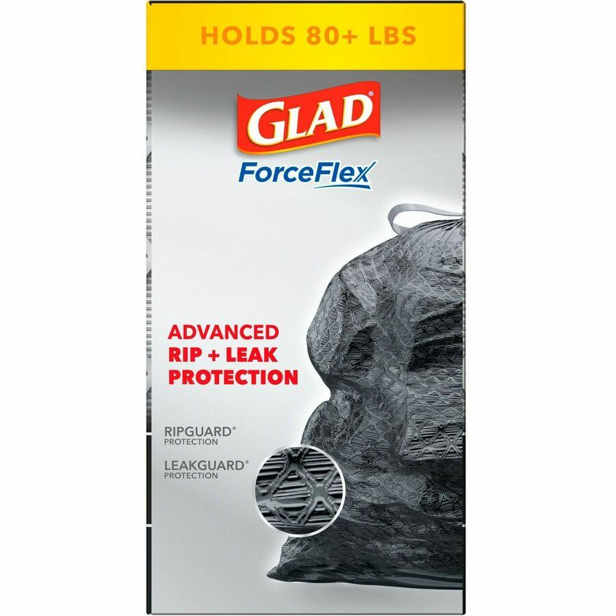 Glad ForceFlex Large Trash Bags, 30 Gallon, 68 Bags 