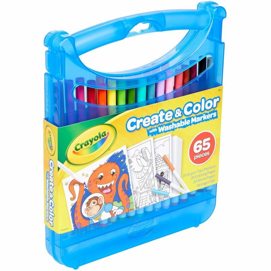 Crayola Super Tips Art Kit - Classroom, Home, Art - Recommended CYO040377,  CYO 040377 - Office Supply Hut