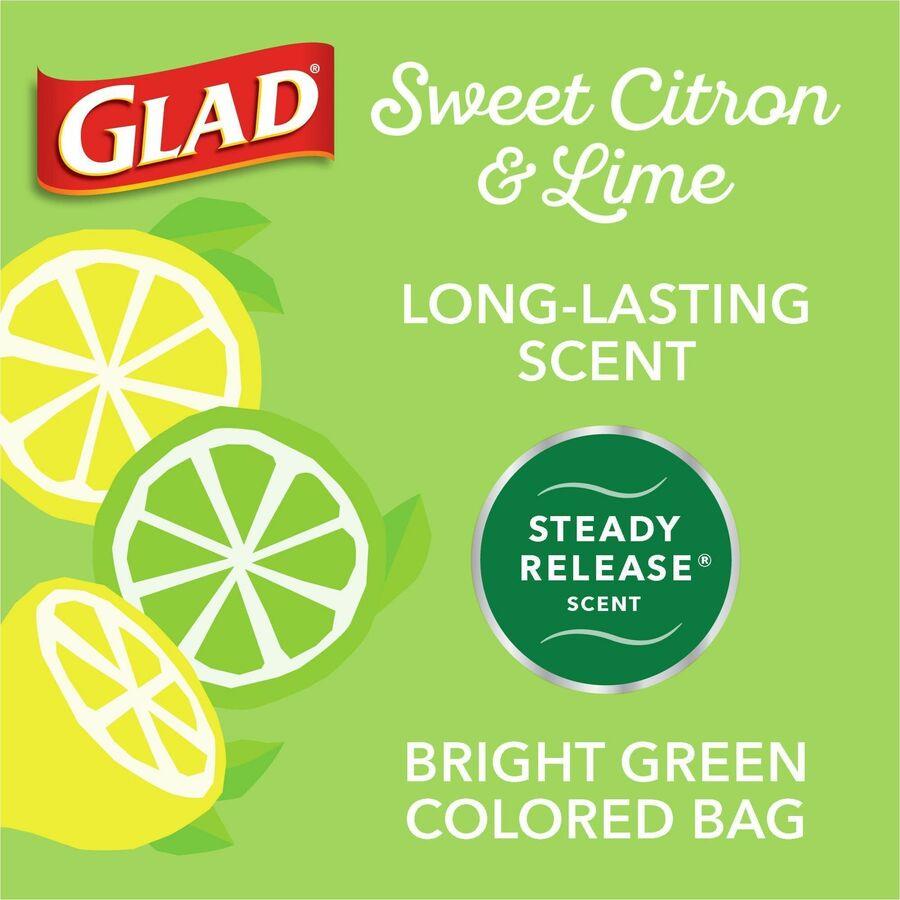 Glad Small Kitchen Drawstring Trash Bags - Febreze Sweet CLO79120, CLO  79120 - Office Supply Hut