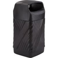 HLS Commercial 9-Gallon Half-Round Side-Entry Trash Can